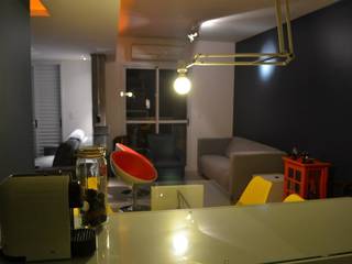 Apartamento Masculino, Arquitetura da Iluminação Arquitetura da Iluminação 모던스타일 거실