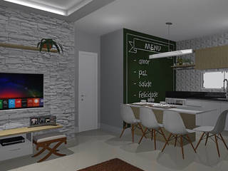 Studio em Porto Alegre , Arq.im Arq.im Moderne woonkamers MDF