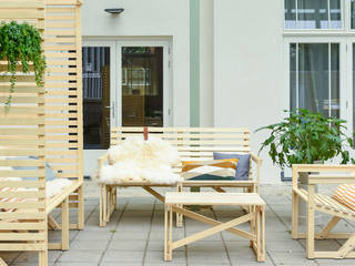 Duurzame buitenmeubels voor consument of bedrijf, Studio Perspective Studio Perspective Jardin moderne Bois Effet bois