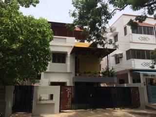 Mrs. Rajalakshmi Ramakrishnan residence, The Yellow Ink Studio The Yellow Ink Studio Bungalows