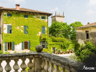 Restauro Porte e Finestre per Villa Storica, Ercole Srl Ercole Srl Wooden windows Wood Wood effect