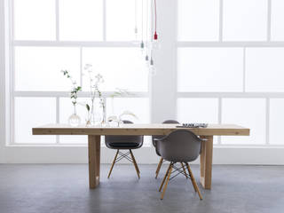 ALBINO Tavolo, Bravate Artigiane Bravate Artigiane Rustic style dining room Wood Wood effect