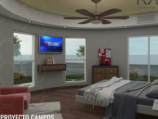 Proyecto Campos, FR arquitectos FR arquitectos Modern style bedroom