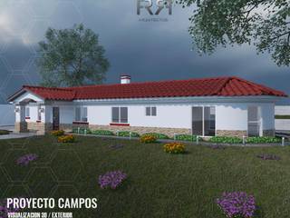 Proyecto Campos, FR arquitectos FR arquitectos Casas rurales