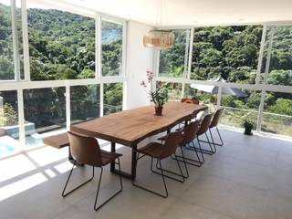 Mesa de Jantar em Madeira Maciça, ArboREAL Móveis de Madeira ArboREAL Móveis de Madeira Rustieke eetkamers Massief hout Bont