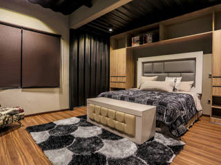 Proyecto Cajititlan, Jalisco., Con Contenedores S.A. de C.V. Con Contenedores S.A. de C.V. Modern style bedroom