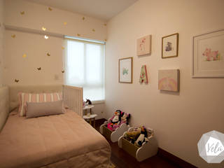 Dormitorio infantil en San Isidro, ALUA - Arquitectura de Interiores ALUA - Arquitectura de Interiores Cuartos para niñas
