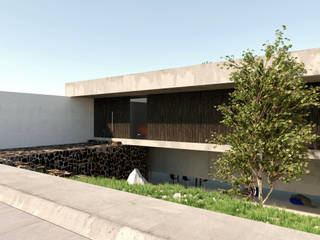 Casa residencial 1001, Rhombus arquitectos Rhombus arquitectos Casa unifamiliare Legno Effetto legno