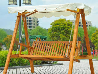 Dondoli da Giardino, GiordanoShop GiordanoShop Taman Gaya Rustic Kayu Wood effect