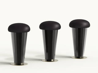 STROBY Counter stool & DUB Stool & KALYDO Low table, Farell Farell Minimalist houses Metal