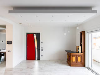 Bifamiliare Campagna Lupia, Homeled Homeled 现代客厅設計點子、靈感 & 圖片
