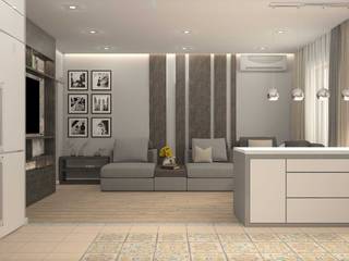 СИМФЕРОПОЛЬ, КВАРТИРА ПО УЛ. ЛУГОВАЯ, Beskodesign Beskodesign Scandinavian style living room