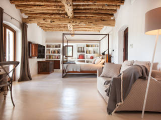 Private Villa, Ibiza, Davydov Bespoke Davydov Bespoke コロニアルスタイルの 寝室