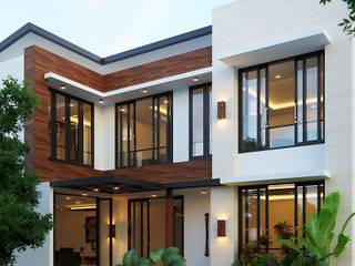 Desain Rumah Bapak Anton @ Jakarta, Emporio Architect Emporio Architect