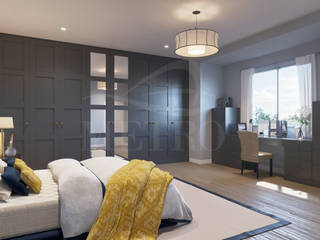 Fitted Bedrooms: Seeking comfort for body and soul, Metro Wardrobes London Metro Wardrobes London Camera da letto moderna