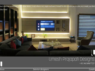 residence for mr . R. Deorah, umesh prajapati designs umesh prajapati designs ห้องสันทนาการ