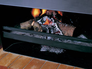 Fireplace Mod. BC, DAE DAE Salas de estar modernas