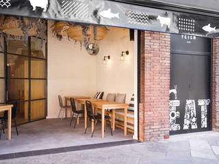 Restaurante Fetén, Piedra Papel Tijera Interiorismo Piedra Papel Tijera Interiorismo Commercial spaces