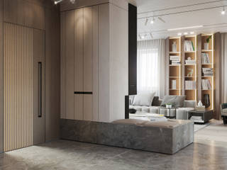Загородный дом Gogri Golf & Resort, Suiten7 Suiten7 Minimalist corridor, hallway & stairs White