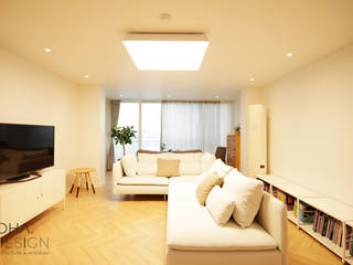 부산 홈스타일링 인테리어 - 집은 주인을 닮는다., 로하디자인 로하디자인 Modern Living Room