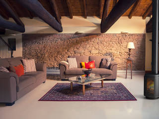 Chimenea Mod. RONDA, DAE DAE Modern living room