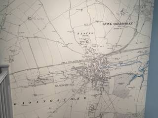 Historic Ordnance Survey Map Wallpaper, Redcliffe Imaging Ltd Redcliffe Imaging Ltd Stairs