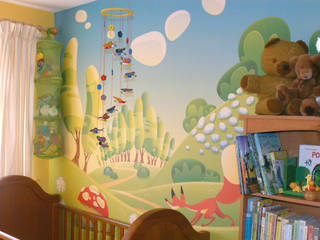 Animals Children's Bedroom Wallpaper Mural, Redcliffe Imaging Ltd Redcliffe Imaging Ltd Small bedroom