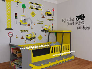 MobilyadaModa Tasarımı Kepçe Karyola, Araba Karyolalar , MOBİLYADA MODA MOBİLYADA MODA Modern nursery/kids room Wood Wood effect
