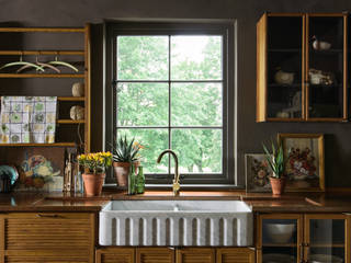 The Cotes Mill Haberdasher's Showroom by deVOL, deVOL Kitchens deVOL Kitchens Classic style kitchen Solid Wood Brown