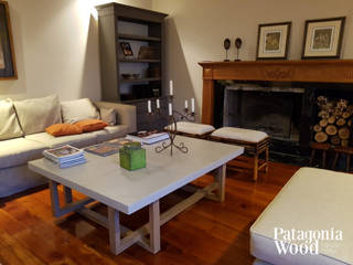 MUEBLES PARA LIVING EN PACHECO, Patagonia wood Patagonia wood Modern living room Solid Wood Multicolored
