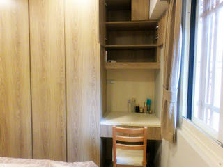 全室案例-新北市中和區, ISQ 質の木系統家具 ISQ 質の木系統家具 Cuartos de estilo minimalista