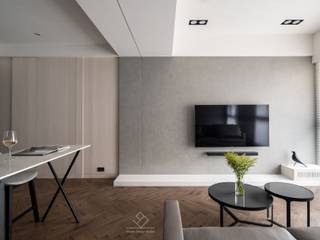 光線．光現, 極簡室內設計 Simple Design Studio 極簡室內設計 Simple Design Studio Modern walls & floors