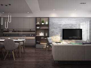 新觀, 工聚室內設計 工聚室內設計 Modern living room