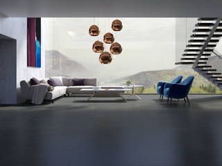 Salas modernas y espaciosas, Interceramic MX Interceramic MX Living room Ceramic