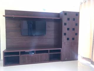 3BHK Interior design Completed project in Tulip Violet Sector 69, RV Dezigns RV Dezigns Modern Living Room