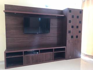 3BHK Interior design Completed project in Tulip Violet Sector 69, RV Dezigns RV Dezigns Modern Living Room