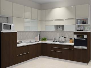 Modular Kitchen done in Gurgaon Ramprastha sector 39 , RV Dezigns RV Dezigns Modern Kitchen