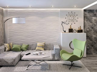 Comfortable interior in the style of fusion, Fusion Dots Fusion Dots Living room