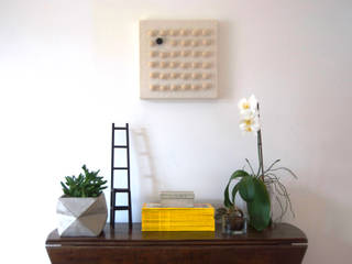 Fiber Art, Criations - by Cristina Rodo Criations - by Cristina Rodo Modern living room صوف Orange