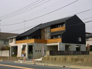 Different material, 株式会社高野設計工房 株式会社高野設計工房 Wooden houses