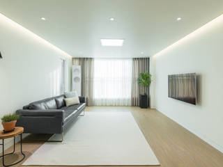 새터마을 모아미래도 25평 아파트 인테리어, 모아디랩 모아디랩 Modern living room