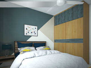 2BHK Salarpuria Cadenza, Studio Skapeart Studio Skapeart Modern style bedroom