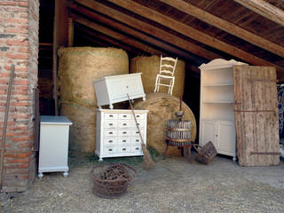 Casa Shabby Chic, Idea Stile Idea Stile Cantina in stile scandinavo Legno massello Variopinto