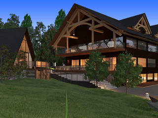 Kanatal Resort's Architecture & Interior by Spall Association, Spallassociates Spallassociates Espaços comerciais