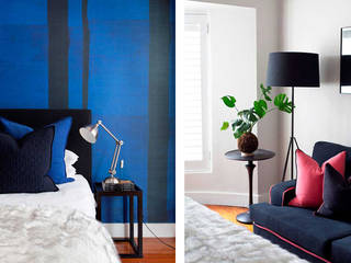 Parkhurst, JHB, Metaphor Design Metaphor Design Kleines Schlafzimmer Holz Blau