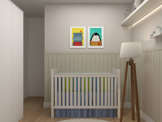 Quarto de Bebê, Studio MP Interiores Studio MP Interiores Baby room MDF Beige