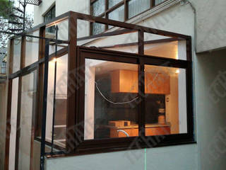 Instalacion de techo vidrio templado y madera, TechaTe TechaTe