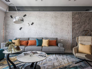 台邦建設-悅世界/丰悅煙景, SING萬寶隆空間設計 SING萬寶隆空間設計 Modern Living Room