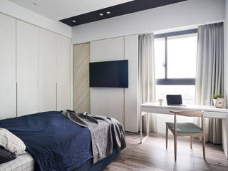 謐白, 思維空間設計 思維空間設計 Dormitorios de estilo minimalista