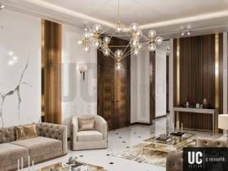 KATAR DAİRE, uc iç mimarlık uc iç mimarlık Jardín interior